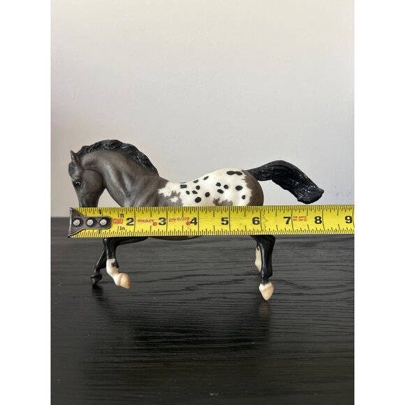 Retired Classic Breyer Horse #681 Rearing Appaloosa Stallion Blue Roan Western - Picture 8 of 8